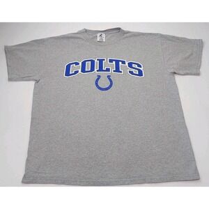 VTG 90s NFL Indianapolis Colts Logo Athletic Mens XL Gray Stitch